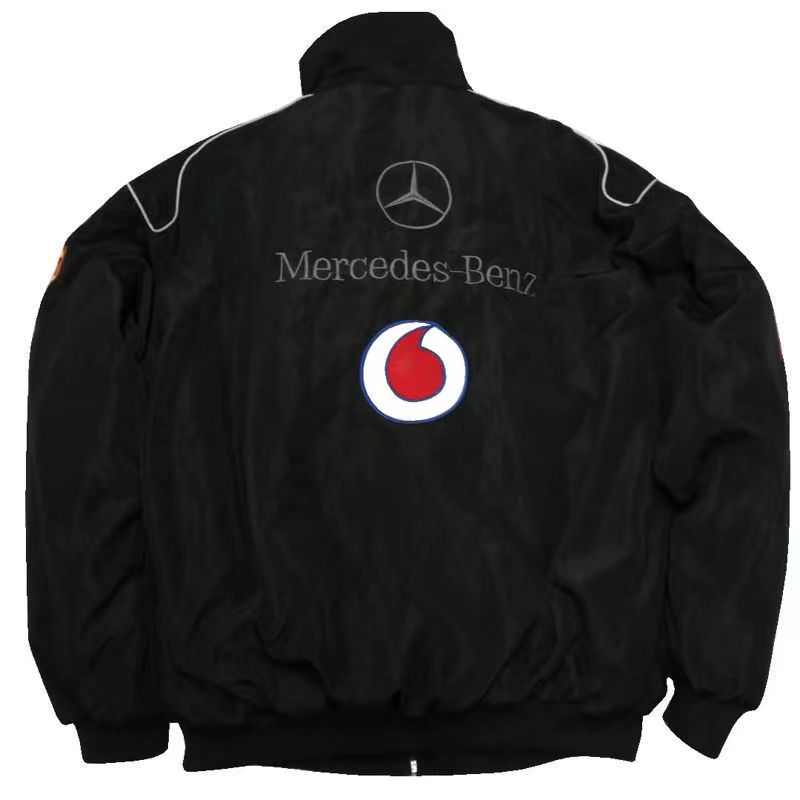Racer Jacket Mens | Mercedes Vintage Racing Jacket | RetroRacingMerch