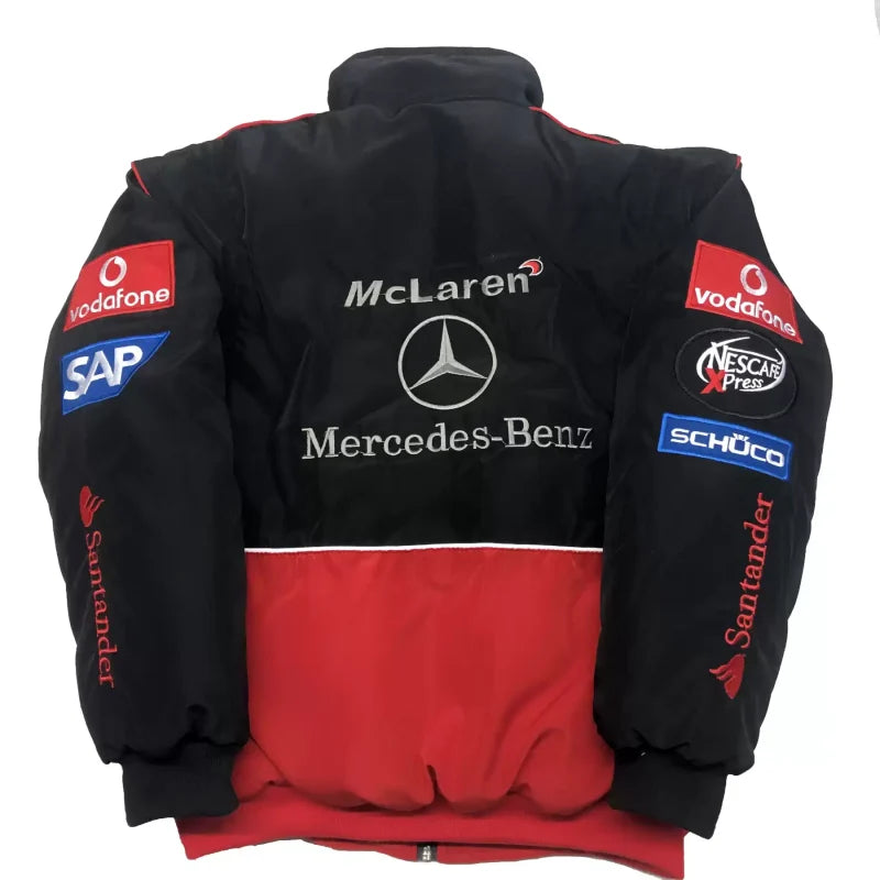 Racer Jacket Vintage |Mercedes Vintage Racing Jacket| RetroRacingMerch